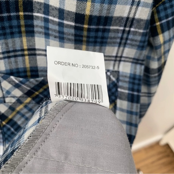 Tutti Frutti Ladies Size EU 36 UK 8 Shirt Dress Blue Plaid Pearl Snap Western - Picture 7 of 11